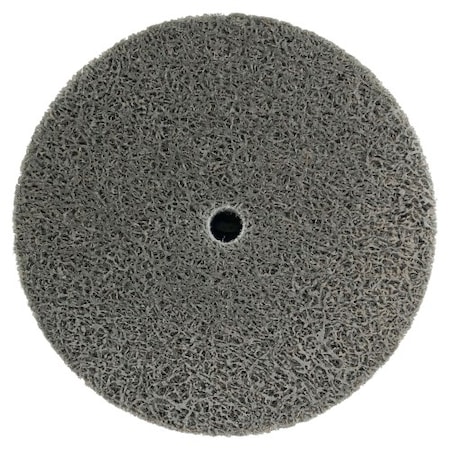 Weiler 3" x 1/4" Non-Woven Unitized Wheel, Series 8, AO -Medium, 1/4" 55541